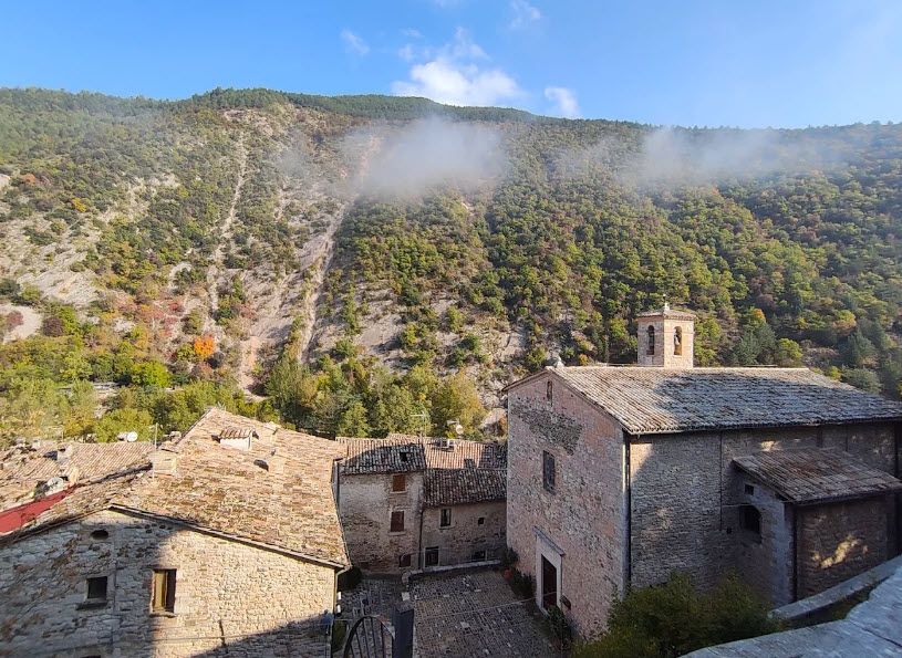 Castle Brancaleoni of Piobbico, Italy